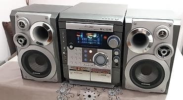 bluetooth qulaq: Musiqi mərkəzi "Samsung".Bluetooth,AUX, DVD,MP3,CD,radio,kasset.Tam — 1