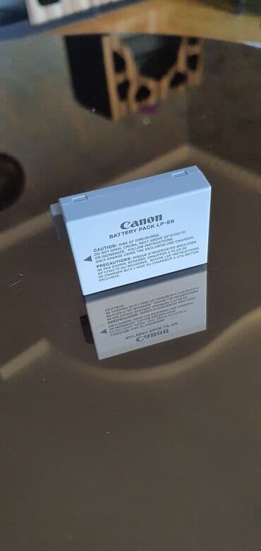 nar nömrə sifarişi: Batarya Canon ucun orginal oz bataryasidi.ela saxlayir.islenmeyib — 2