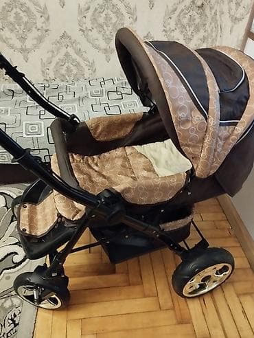 dede oyuncaq instagram: Kolyaska səliqəli işlənib. Baza var təkəri fırlanır. Qiymət 60 azn — 4