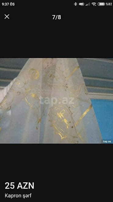 pilot 65 eau de parfum: Kapron şərf - Material: yüngül və şəffaf kapron - Rəng: süd ağ əsas — 5