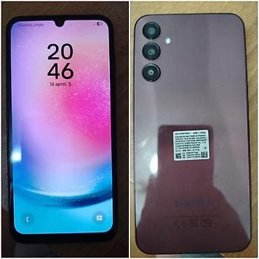 Samsung Galaxy A24 4G, 128 GB, rəng - Bənövşəyi, İki sim kartlı
