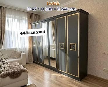 Dolab – klassik və müasir üslubun vəhdəti Ölçülər: - Dərinlik: 47 sm