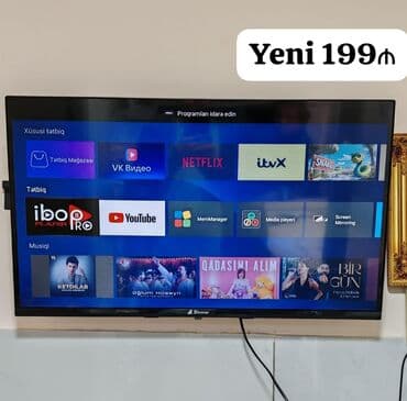 Yeni Televizor 200₼ 82 ekran smart 2 aydı alınıb çatdırılma pulsuz lalafo.az -da Yeni Televizor 200₼ 82 ekran smart 2 aydı alınıb çatdırılma pulsuz