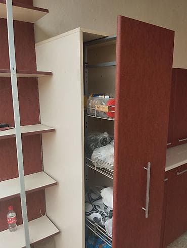 gencede mebel: Mətbəx mebeli dəsti - Material: laminat/MDFlam fasadlar, ağ karkas; — 2