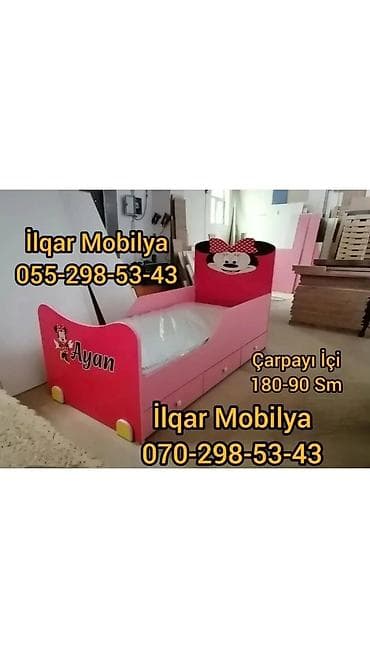 ucuz krafat: Qız üçün, Yeni, Çarpayı, Bazasız, Matrassız, Siyirməsiz — 5