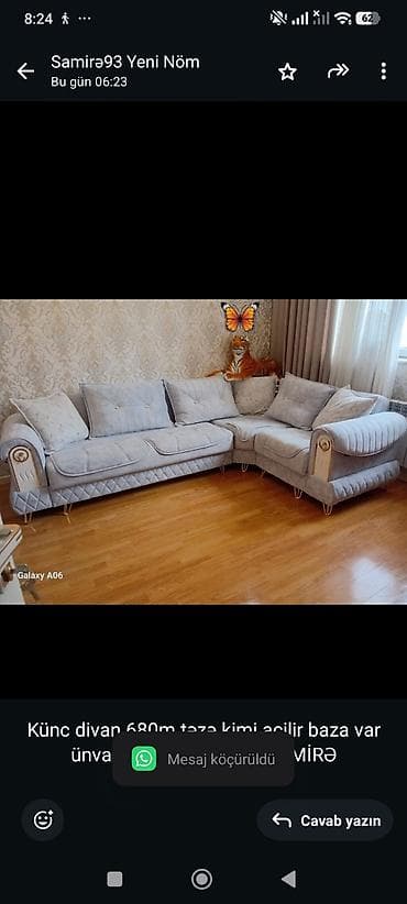 sam: Künc divan 680m təzə kimi açilir baza var ünvan Hökməli. 6181. SAMİRƏ — 1