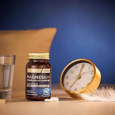 Личные вещи: Nutraxin Vitals Magnesium Complex + Vitamin B6 – qida əlavəsi - — 3