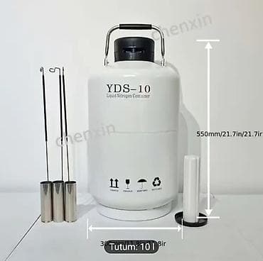 Digər biznes avadanlığı: Süni mayalanma üçün Məhsul: YDS-10 maye azot konteyneri (tutum: 10 L) — 3