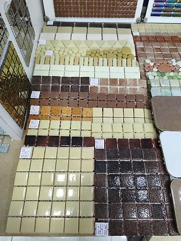 Mozaik və keramik kafel kolleksiyası - Format: kvadrat, düzbucaqlı