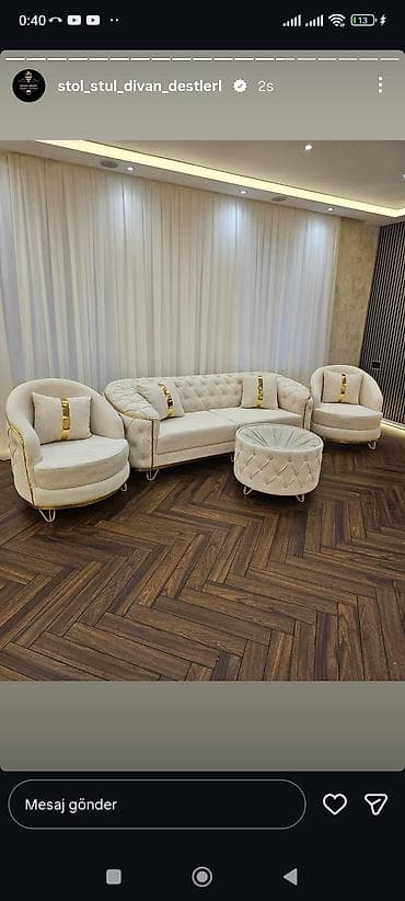 kreslo: Yeni, Divan, Bazasız, Açılmayan — 1