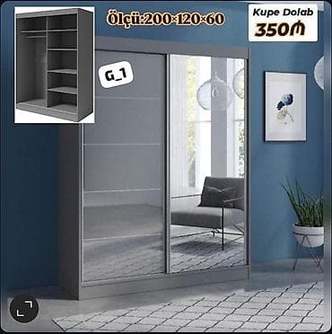 boru: Kupe dolab – G_1 model - Ölçü: 200 × 120 × 60 sm - Qiymət: 350 ₼ - — 1