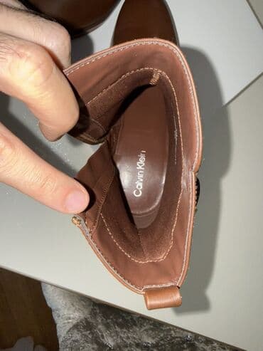 bot ayaqqabı: Ölçü: 40, rəng - Qəhvəyi, Yeni — 4