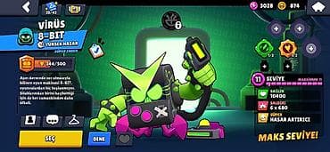 Brawl Stars oyunu üçün inkişaf etmiş hesab - Kupa yolu: 47 979 - — 4