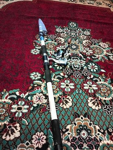 teleskopik: LE7000 model makara ilə təchiz edilmiş teleskopik balıqçılıq çubuğu — 2