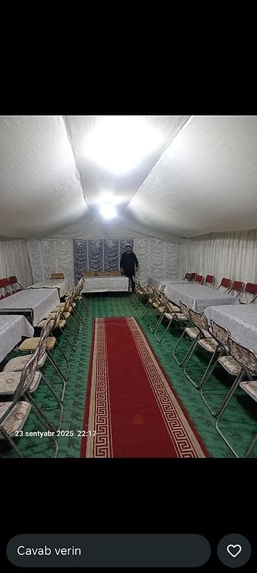 Satılır mərasim çadırı və avadanlıqları — 5