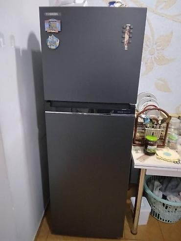 İşlənmiş Toshiba Soyuducu Satılır, rəng - Qara