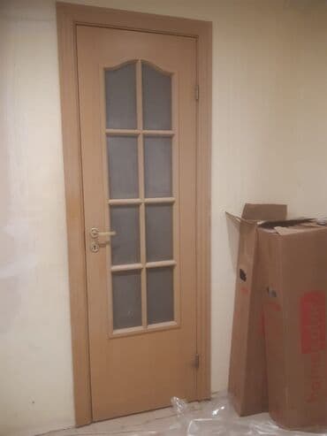 İç qapı – şüşəli, klassik dizayn - Material: ağac əsaslı panel (MDF lalafo.az -da İç qapı – şüşəli, klassik dizayn - Material: ağac əsaslı panel (MDF