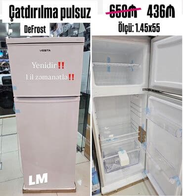 Ət çəkən maşınlar: 2 qapılı Vestel Soyuducu Satılır, rəng - Ağ — 1