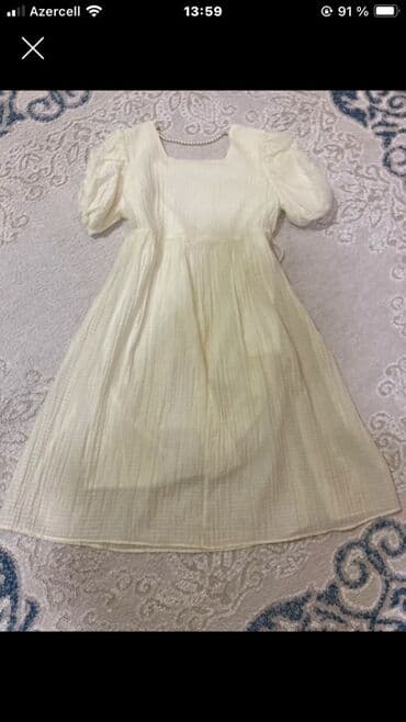 детские перчатки к платью: Uşaq qızı üçün zərif don.13-14 yaşa olan ela vəziyyətdə - Rəng: açıq — 2