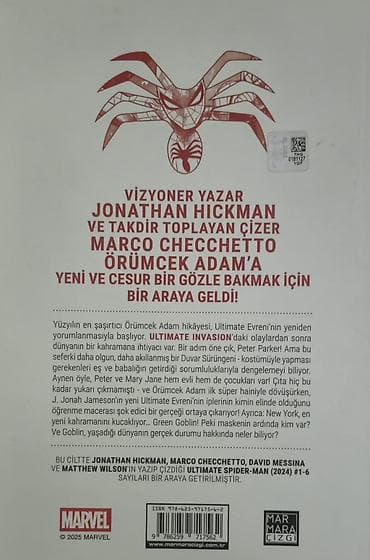 kinder joy max: Məhsul: Ultimate Spider-Man Cilt 1 (Türkcə baskı) - Nəşriyyat — 2