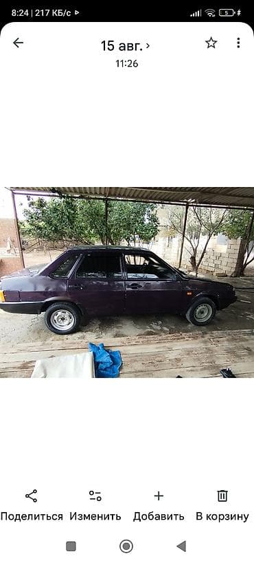 bmw e 39: VAZ (LADA) Samara: 1.5 l | 1997 il 350 km Sedan — 5
