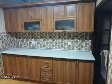 кухонный гарнитур бу: Sifarişlə mətbəx dəsti, Teksturalı laminat, Kredit yoxdur — 2