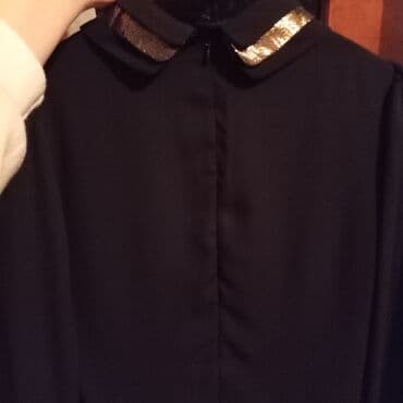 женские черные рубашки: Serpil. Şifon kofta — 3