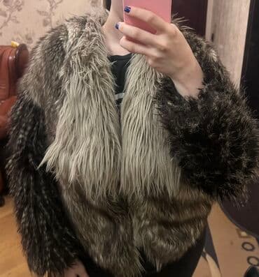 Toy paltarları və aksesuarları: Kürk, Zara, S, rəng - Boz — 3