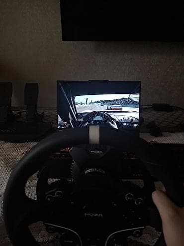 isma synergy: MOZA Racing dəsti (Sükan, Baza, Pedallar) ​İdeal vəziyyətdə təcili — 3