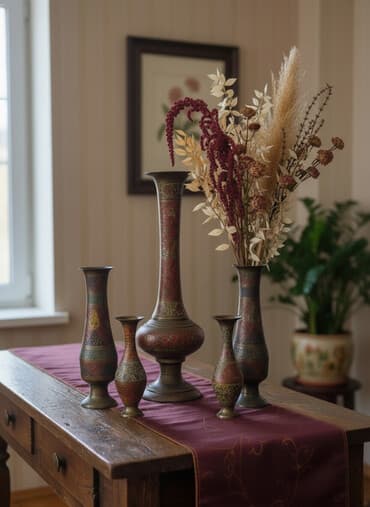 qədimi tava: Vaza dəsti, Mis — 5