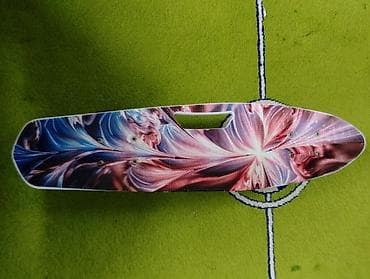 skeyt board: Plastik mini skeytbord (kruyzer tipli) - Gövdə: möhkəm ağ plastik — 5