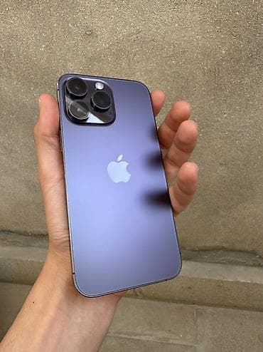 ayfon adaptoru: IPhone 14 Pro Max, 128 GB, Deep Purple, Face ID, Sənədlərlə, Simsiz şarj — 1
