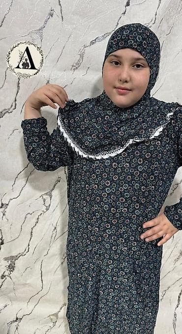Donlar: Uşaq üçün çiçək naxışlı namaz dəsti - İki hissədən ibarət komplekt — 8