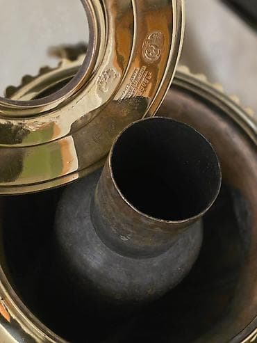 mis samavar: Klassik kömürlə işləyən samovar - Material: parlaqlaşdırılmış — 3
