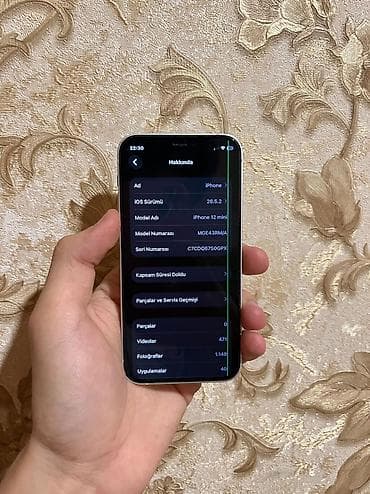 iphone x7: IPhone 12 mini, 128 GB, Ağ — 7