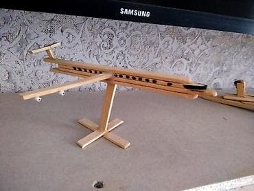 pultlu teyyare: Əl işi taxta təyyarə maketləri şəxsi əl işimdi - Material: təbii — 1