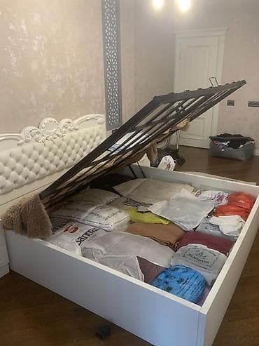 stenka mebeller: İkinəfərlik çarpayı, Bazalı, Matrassız, Siyirməsiz — 3