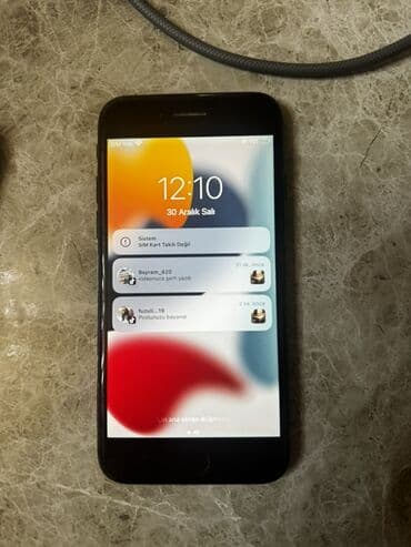 ucuz apple telefon: IPhone 7, 32 GB, Qara, Barmaq izi — 1