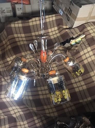 Tekstil: Çılçıraq, 5 lampa — 2