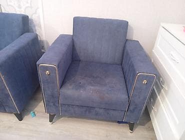 2020 divan modelleri: Mebel dəsti bazalı – 1 ədəd 3‑yerlik divan + 2 ədəd kreslo - Rəng — 4