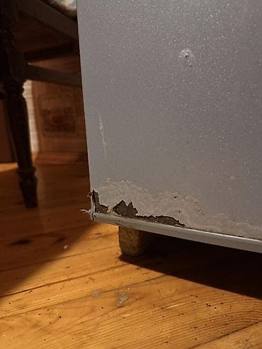 mikrovalnovka satilir: İşlənmiş 2 qapılı Swizer Soyuducu Satılır, rəng - Boz — 4