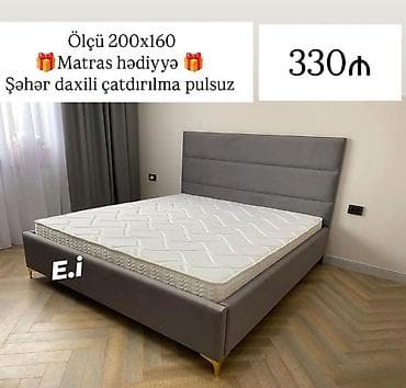 ağdaş mebel: Yeni, İkinəfərlik çarpayı — 1