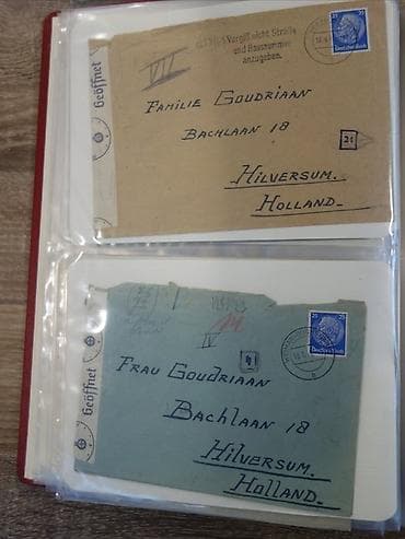 Filateliya toplusu – zərf və markalı poçt tarixçəsi albomları — 2