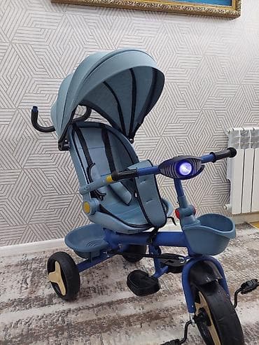 oyuncaq kassa: Uşaq üçtəkərli velosipedi – körpələr üçün rahat və təhlükəsiz gəzinti — 1