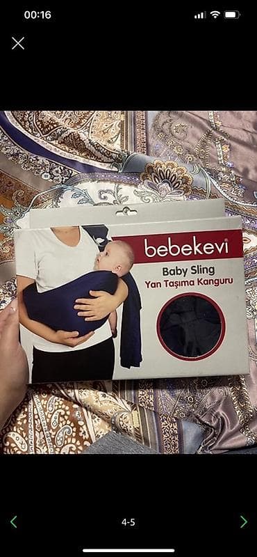 pişik yumşaq oyuncaqlar: Bebekevi Baby Sling. Panda babyden 125 manata alınıb, heç istifadə — 2