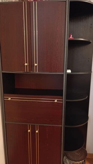 işlenmiş şkaf: İşlənmiş, Künc dolab, Qorka — 2