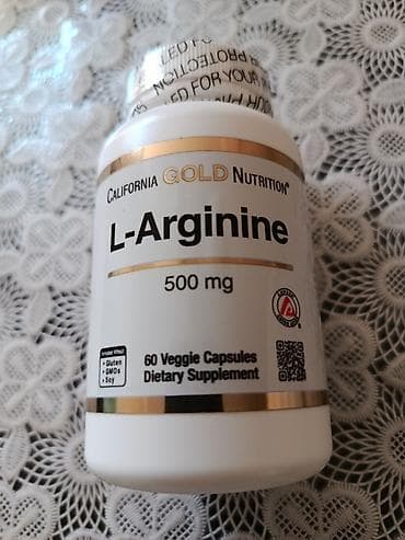 Красота и здоровье: Məhsul: California Gold Nutrition L-Arginine, 500 mq - Tərkib: Hər — 1