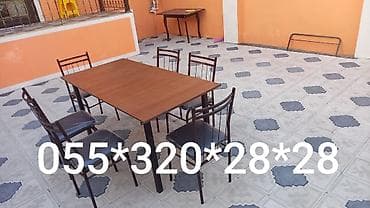 kafe üçün mebel: Kafe və restoranlar üçün 4 nəfərlik 6 nəfərlik 8 nəfərlik stul və — 2