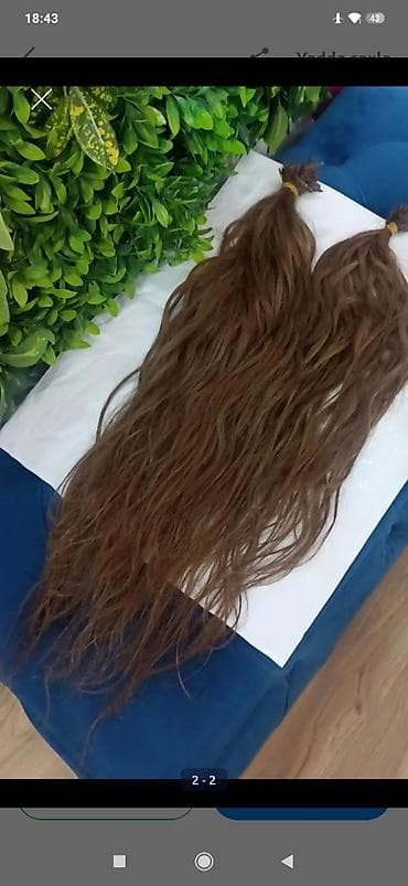 Taxma saçlar, Təbii, Yeni