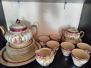 Çay dəsti, rəng - Ağ, Farfor lalafo.az -da Çay dəsti, rəng - Ağ, Farfor